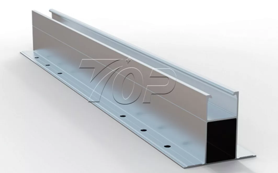 Mini Rail System for Trapezoidal Metal Roof Solar